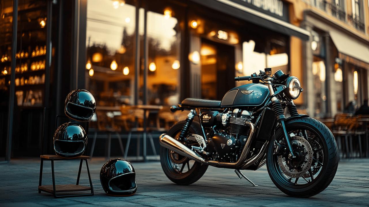 Guide d’achat : les meilleurs support de casque moto & porte casque adaptes au style cafe racer